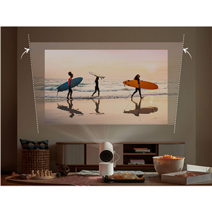 Samsung The Freestyle (Gen 2), 30-100", white/green - Smart projector bundle
