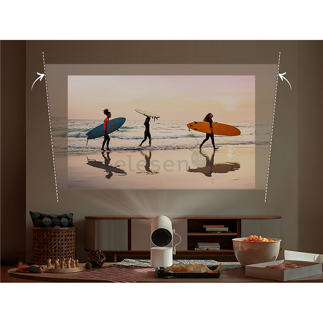 Samsung The Freestyle (Gen 2), 30-100", white/green - Smart projector bundle