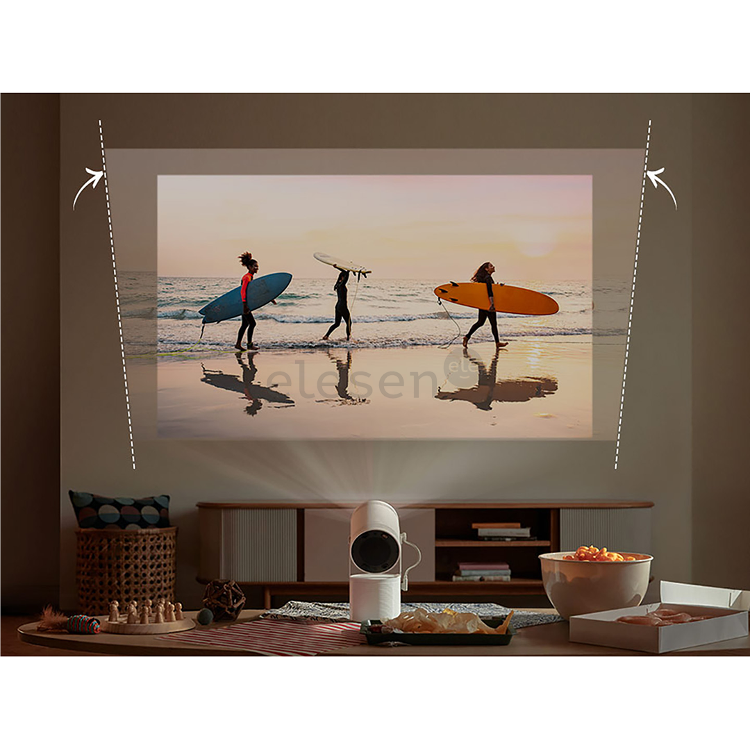 Samsung The Freestyle (Gen 2), 30-100", white/green - Smart projector bundle