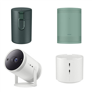 Samsung The Freestyle (Gen 2), 30-100", white/green - Smart projector bundle