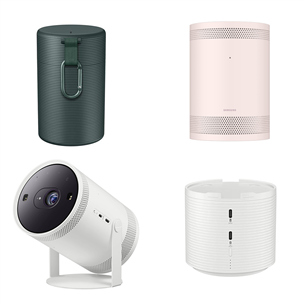 Samsung The Freestyle (Gen 2), 30-100", white/pink - Smart projector bundle