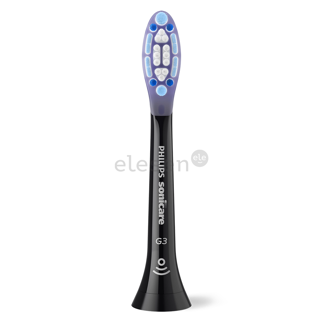 Philips Premium Gum Care, 4 vnt., juodi - Dantų šepetėlių antgaliai