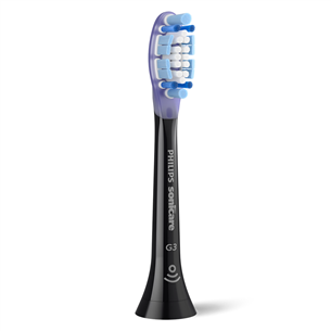 Philips Premium Gum Care, 4 vnt., juodi - Dantų šepetėlių antgaliai