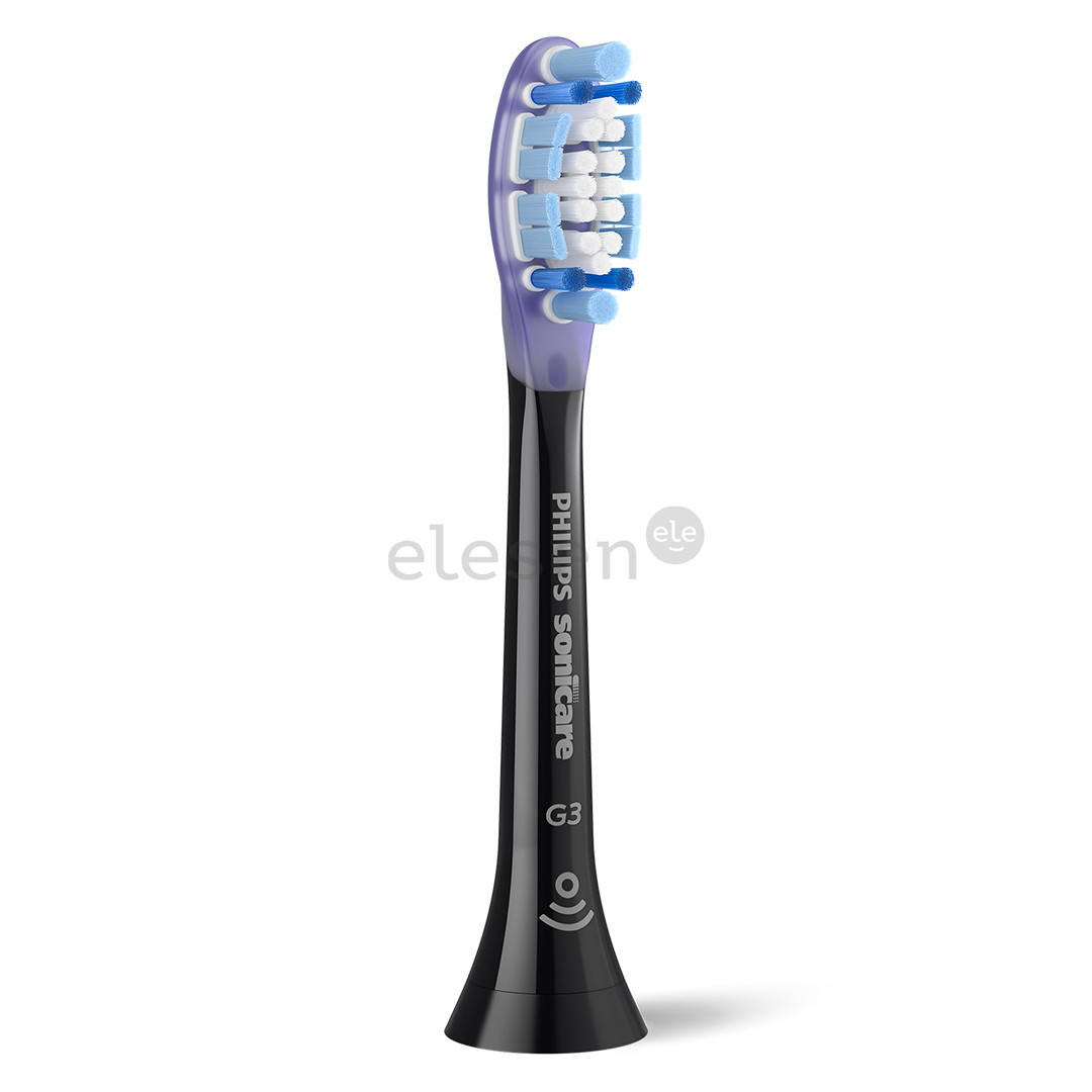 Philips Premium Gum Care, 4 vnt., juodi - Dantų šepetėlių antgaliai