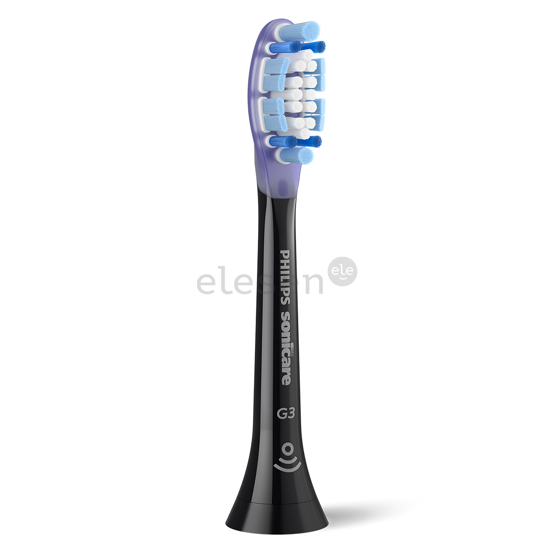 Philips Premium Gum Care, 4 vnt., juodi - Dantų šepetėlių antgaliai