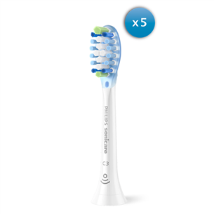 Philips Sonicare Premium Plaque Defence, 5 vnt., balti - Dantų šepetėlių antgaliai HX9045/87
