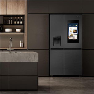 Hisense, NoFrost, 614 L, aukštis 179 cm, juodas - SBS Šaldytuvas