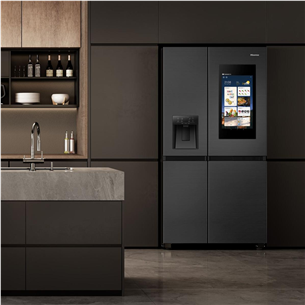 Hisense, NoFrost, 614 L, aukštis 179 cm, juodas - SBS Šaldytuvas