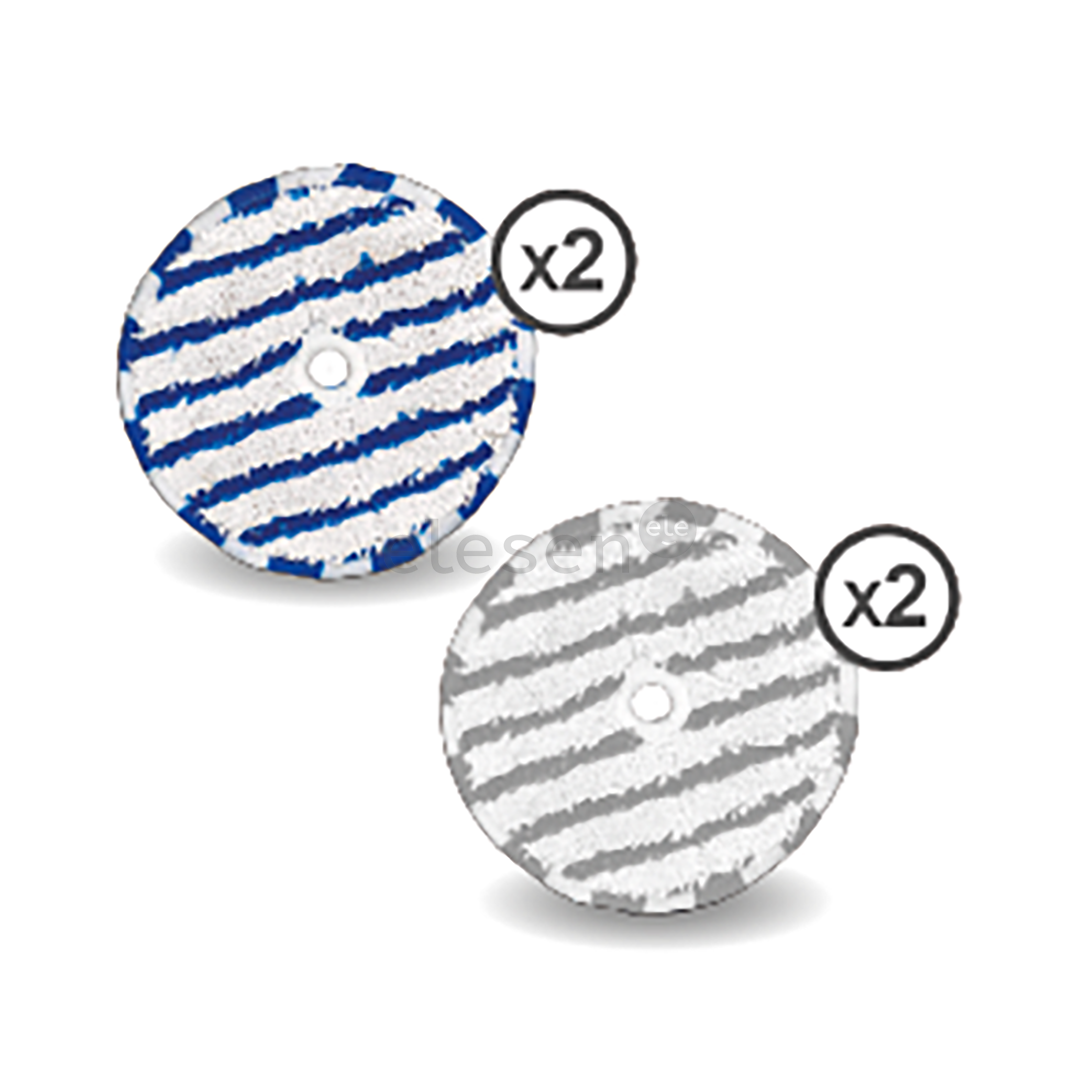 Tefal, X-Force Flex, 4 pcs - Mopping pads for cordless vacuum cleaners