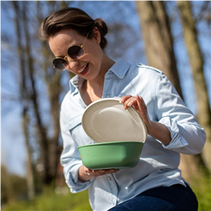 Koziol CONNECT BOX 1,3 L, žalia - Maisto dėžutė