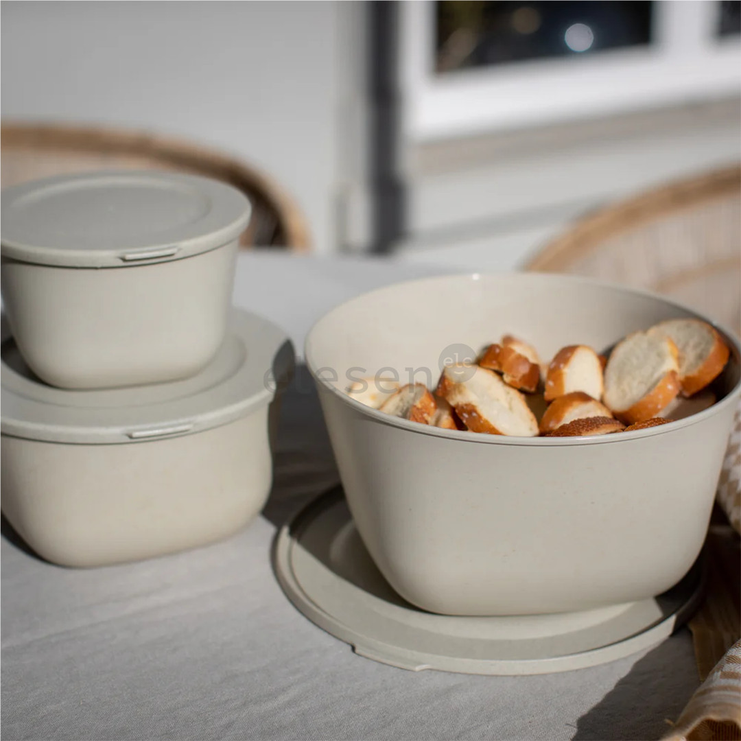 Koziol CONNECT BOX SET STOCKHOLM, set of 3, light brown - Box set