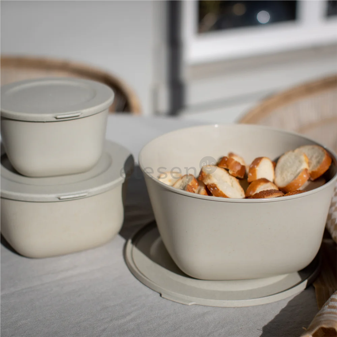 Koziol CONNECT BOX SET STOCKHOLM, set of 3, light brown - Box set