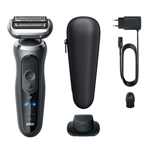 Braun, series 7, Wet & Dry, grey - Shaver