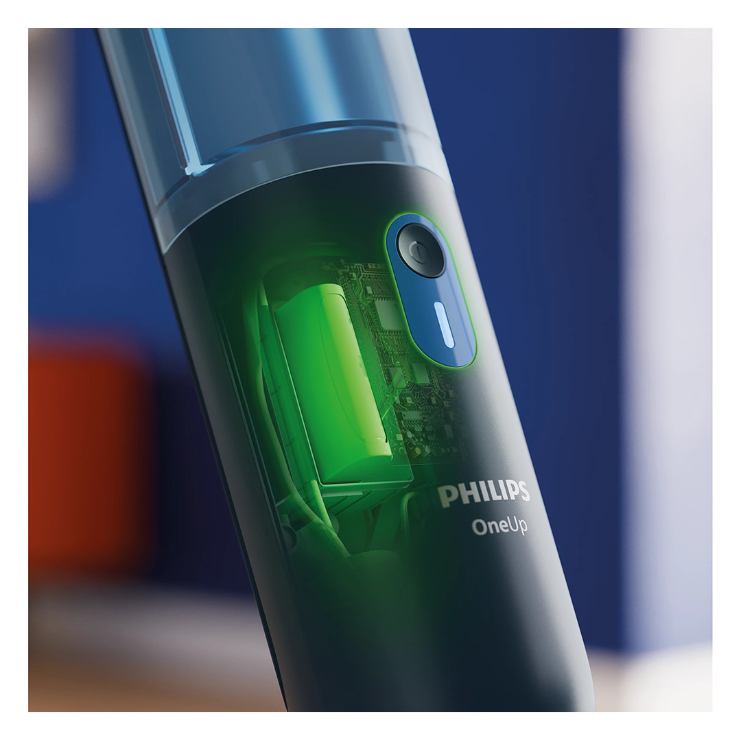 Philips OneUp 3000 Series, mėlyna - Elektrinė grindų šluota