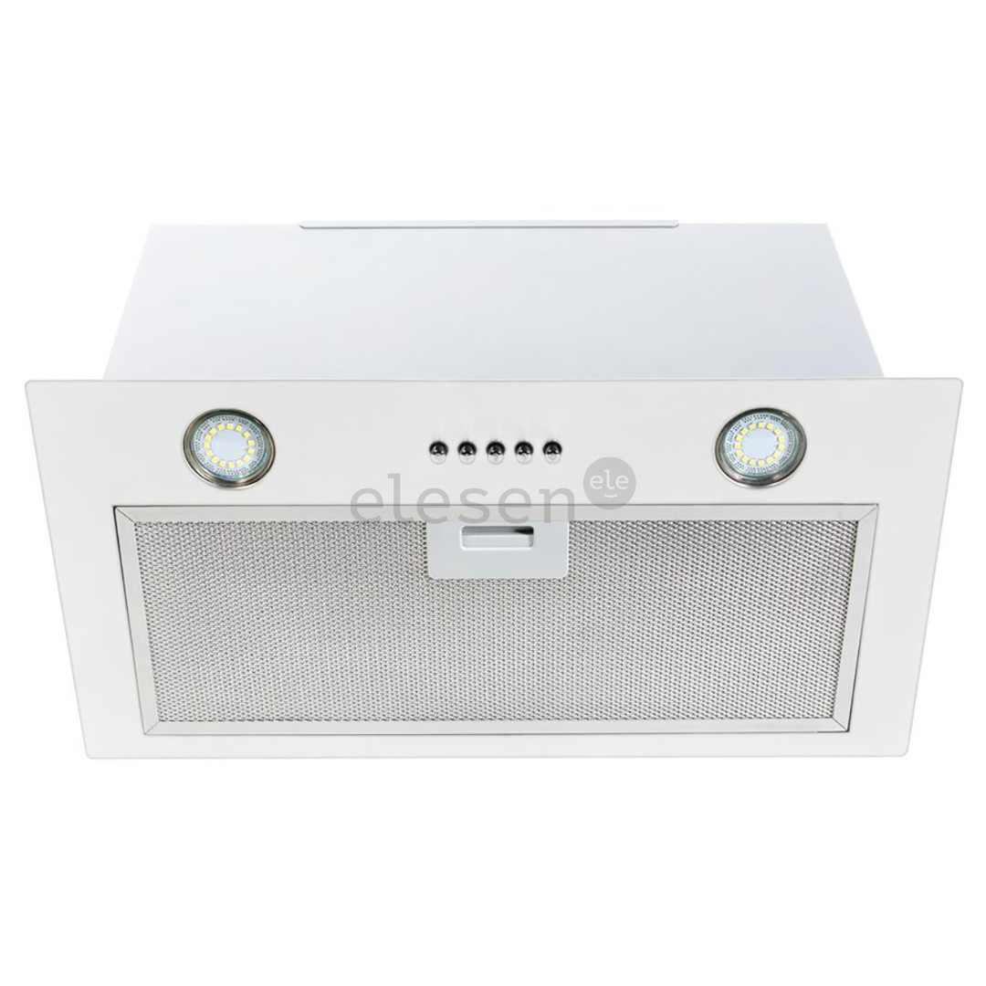Eleyus, 371 m³/h, white - Built-in cooker hood