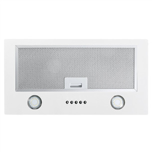 Eleyus, 371 m³/h, white - Built-in cooker hood