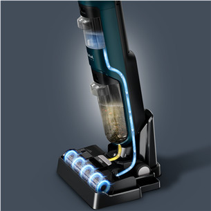 Tefal X-Clean 2, 2-in-1, Wet & Dry, žalias - Belaidis siurblys kietoms grindims