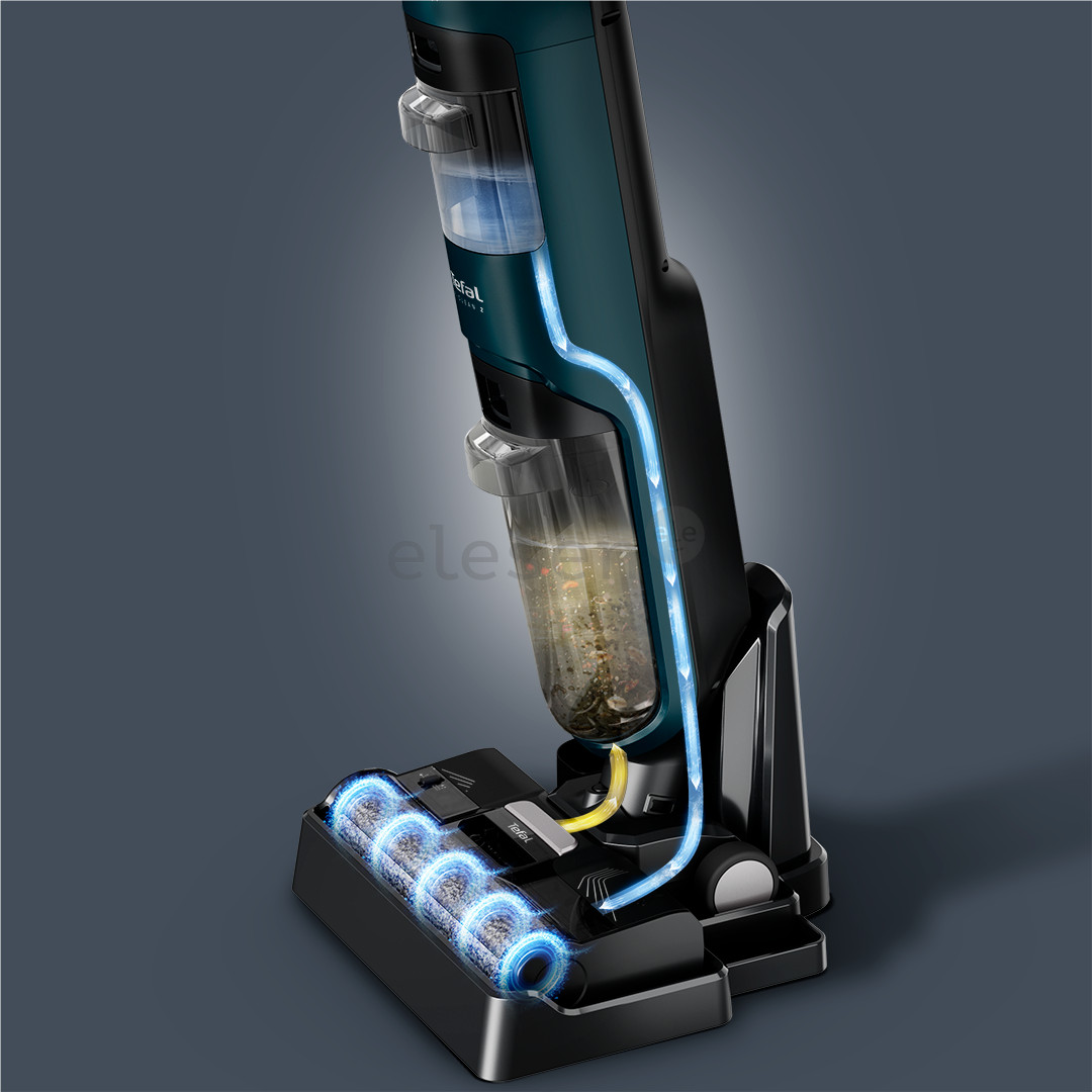 Tefal X-Clean 2, 2-in-1, Wet & Dry, žalias - Belaidis siurblys kietoms grindims