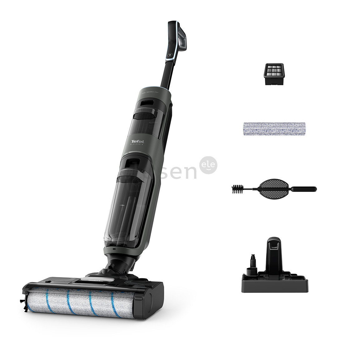 Tefal X-Clean 4, Wet & Dry, grey - Cordless vacuum cleaner
