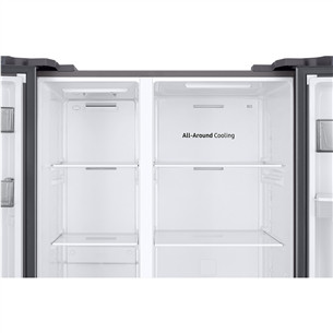 Samsung, NoFrost, 578 L, aukštis 178 cm, sidabro spalvos - SBS Šaldytuvas