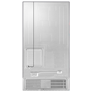 Samsung, NoFrost, 578 л, высота 178 см, серебристый - SBS-холодильник