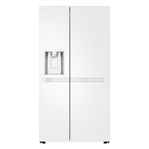 LG, Water & Ice Dispenser, 638 L, aukštis 179 cm, baltas - SBS Šaldytuvas GSLC40SWPE