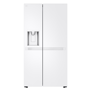 LG, Water & Ice Dispenser, 638 л, высота 179 см, белый - SBS-холодильник GSLC40SWPE
