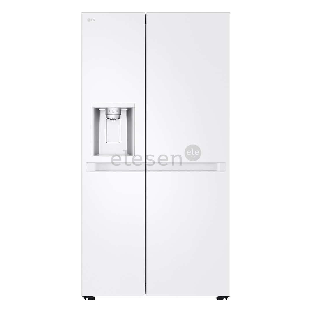 LG, Water & Ice Dispenser, 638 L, aukštis 179 cm, baltas - SBS Šaldytuvas