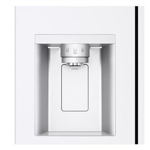 LG, Water & Ice Dispenser, 638 L, aukštis 179 cm, baltas - SBS Šaldytuvas