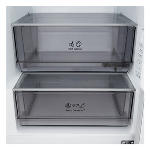 LG, NoFrost, 333 L, aukštis 186 cm, sidabro spalvos - Šaldytuvas