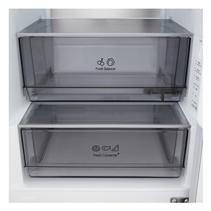 LG, NoFrost, 333 L, aukštis 186 cm, sidabro spalvos - Šaldytuvas