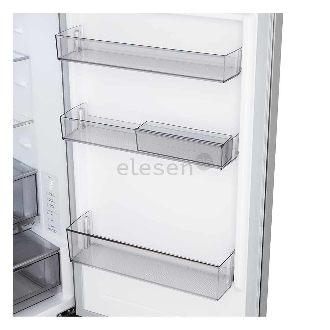LG, NoFrost, 333 L, aukštis 186 cm, sidabro spalvos - Šaldytuvas