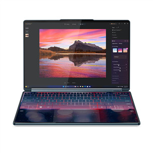 Lenovo Yoga Book 9i Gen 10, 14'', WQXGA+, OLED, 120 Hz, Ultra 7, 32 GB, 1 TB, W11P, ENG, tidal teal - Notebook 83KJ000BNT