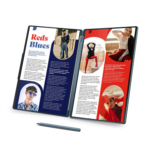 Lenovo Yoga Book 9i Gen 10, 14'', WQXGA+, OLED, 120 Hz, Ultra 7, 32 GB, 1 TB, W11P, ENG, mėlynas - Nešiojamasis kompiuteris