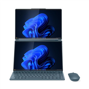 Lenovo Yoga Book 9i Gen 10, 14'', WQXGA+, OLED, 120 Hz, Ultra 7, 32 GB, 1 TB, W11P, ENG, mėlynas - Nešiojamasis kompiuteris