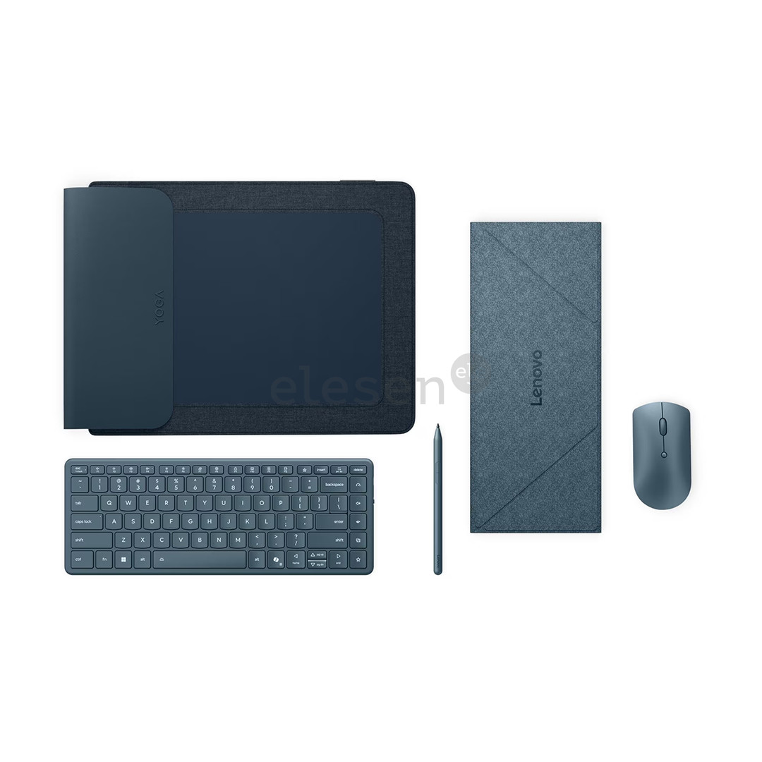 Lenovo Yoga Book 9i Gen 10, 14'', WQXGA+, OLED, 120 Hz, Ultra 7, 32 GB, 1 TB, W11P, ENG, mėlynas - Nešiojamasis kompiuteris