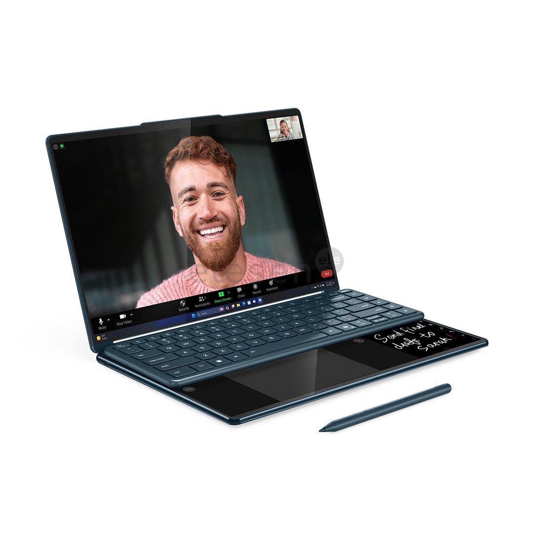 Lenovo Yoga Book 9i Gen 10, 14'', WQXGA+, OLED, 120 Hz, Ultra 7, 32 GB, 1 TB, W11P, ENG, mėlynas - Nešiojamasis kompiuteris
