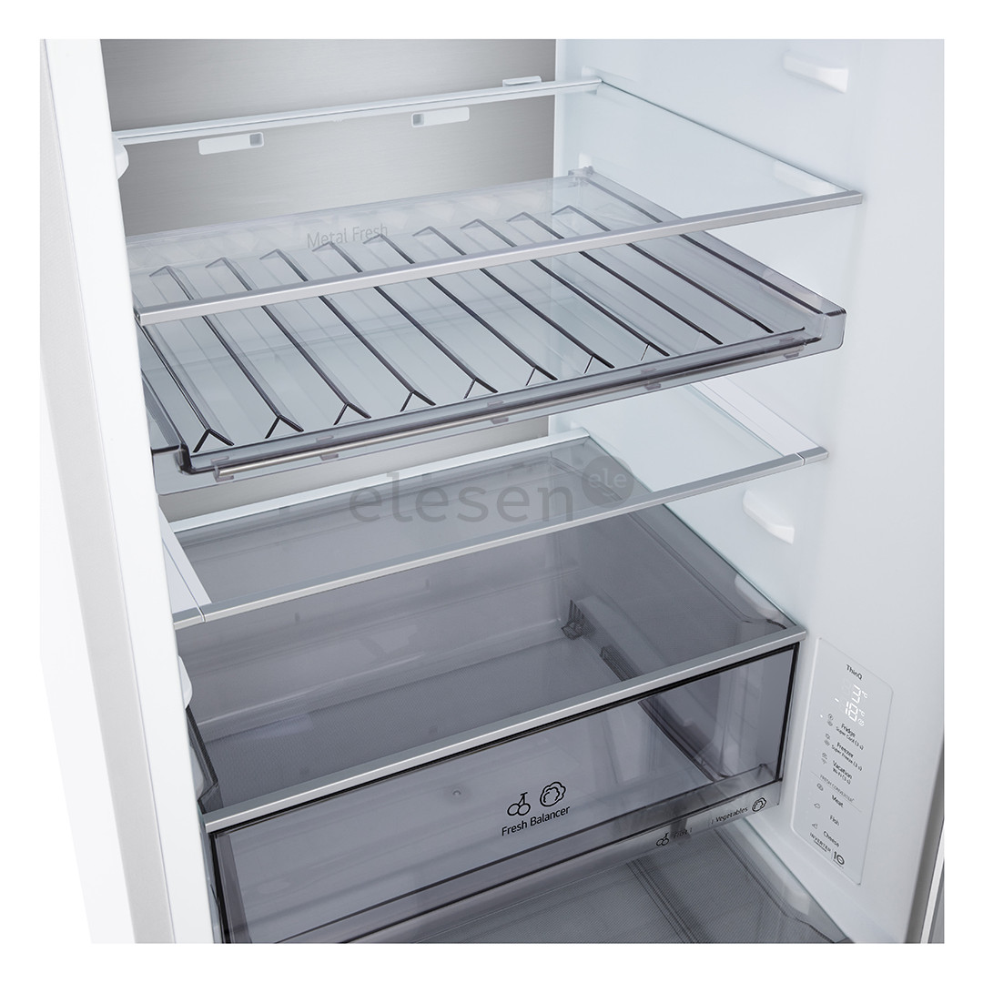 LG, NoFrost, 333 L, aukštis 186 cm, baltas - Šaldytuvas