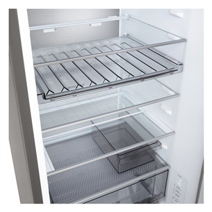 LG, NoFrost, 375 L, aukštis 203 cm, sidabro spalvos - Šaldytuvas