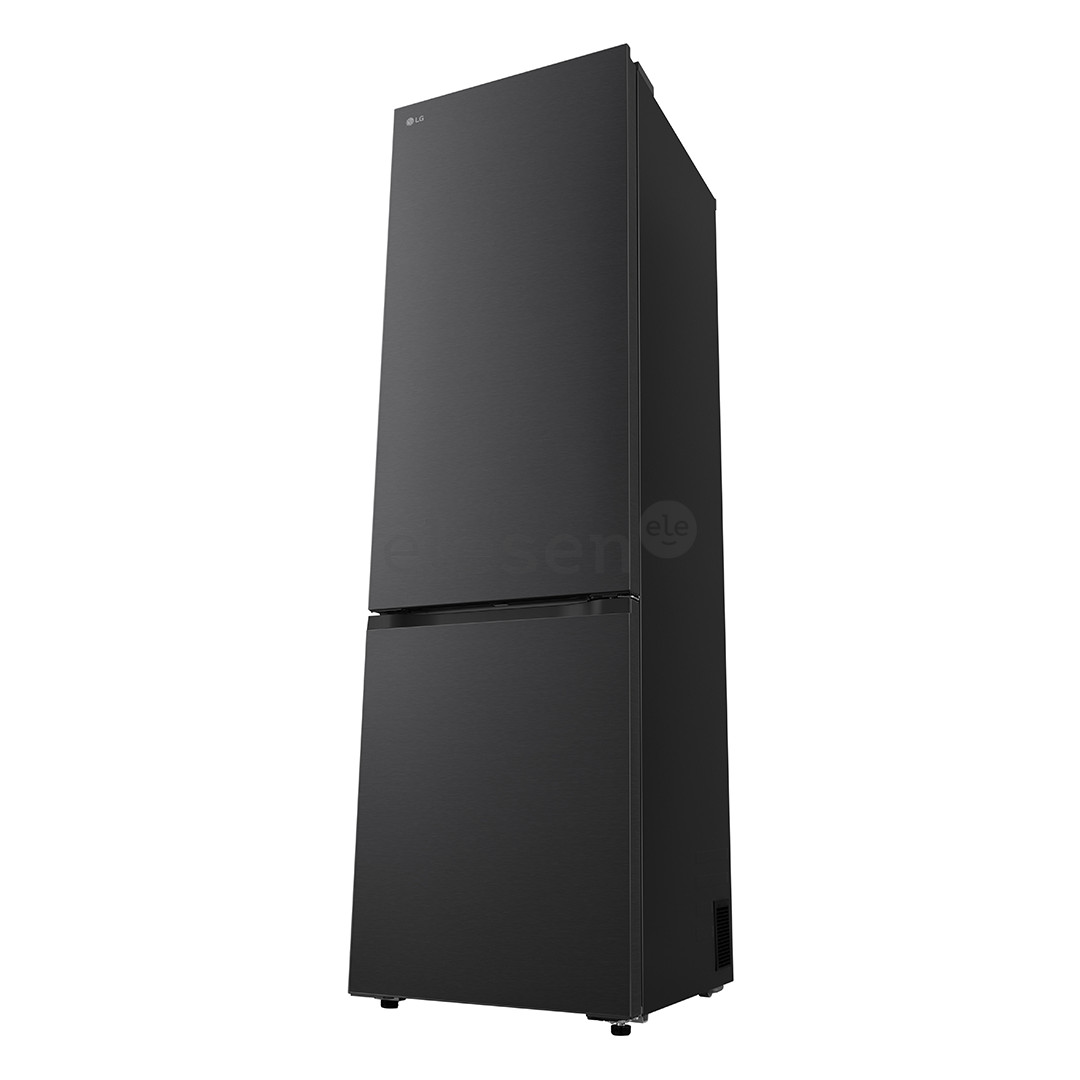 LG, Total No Frost, 375 L, aukštis 203 cm, juodo nerūdijančio plieno - Šaldytuvas