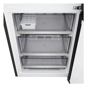 LG, Total No Frost, 375 L, aukštis 203 cm, juodo nerūdijančio plieno - Šaldytuvas