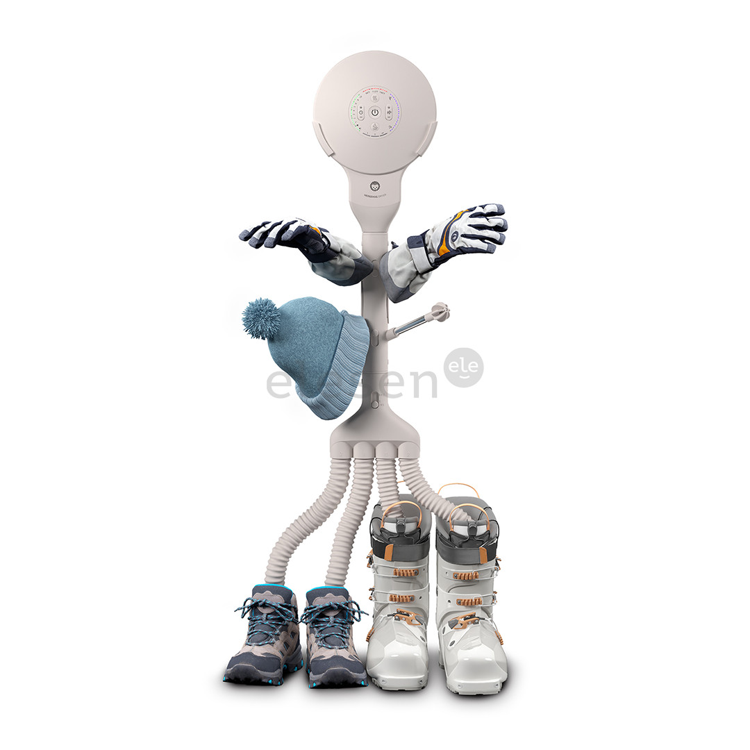 Hedgehog Buddy, 4x4, baltas - Batų džiovintuvas