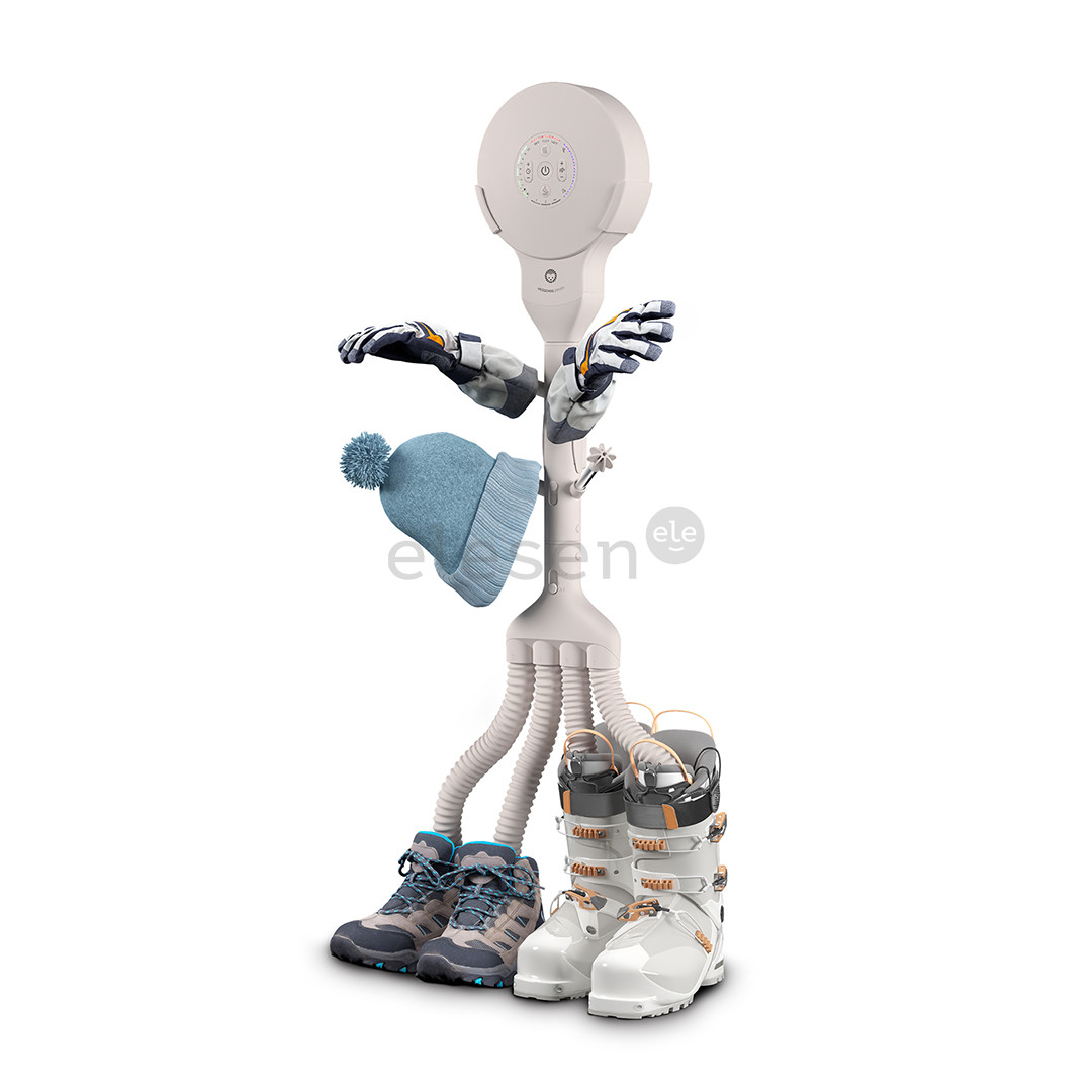 Hedgehog Buddy, 4x4, baltas - Batų džiovintuvas