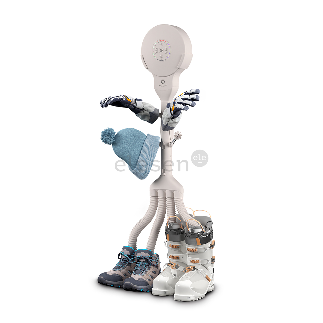 Hedgehog Buddy, 4x4, white - Shoe dryer