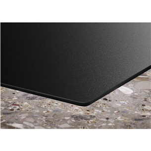 Electrolux 600 Series, plotis 80 cm, juoda - Įmontuojama indukcinė kaitlentė su gartraukiu