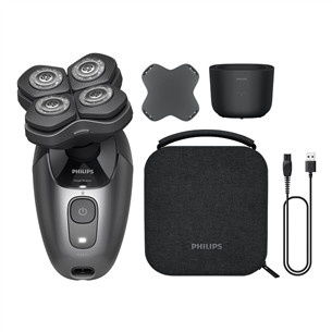 Philips Head Shaver Pro 7000 Series, juodas - Galvos skustuvas