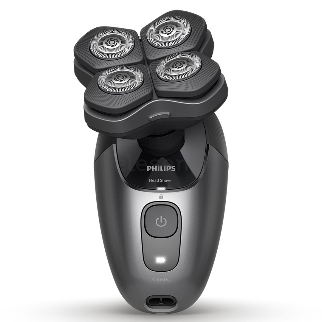 Philips Head Shaver Pro 7000 Series, juodas - Galvos skustuvas