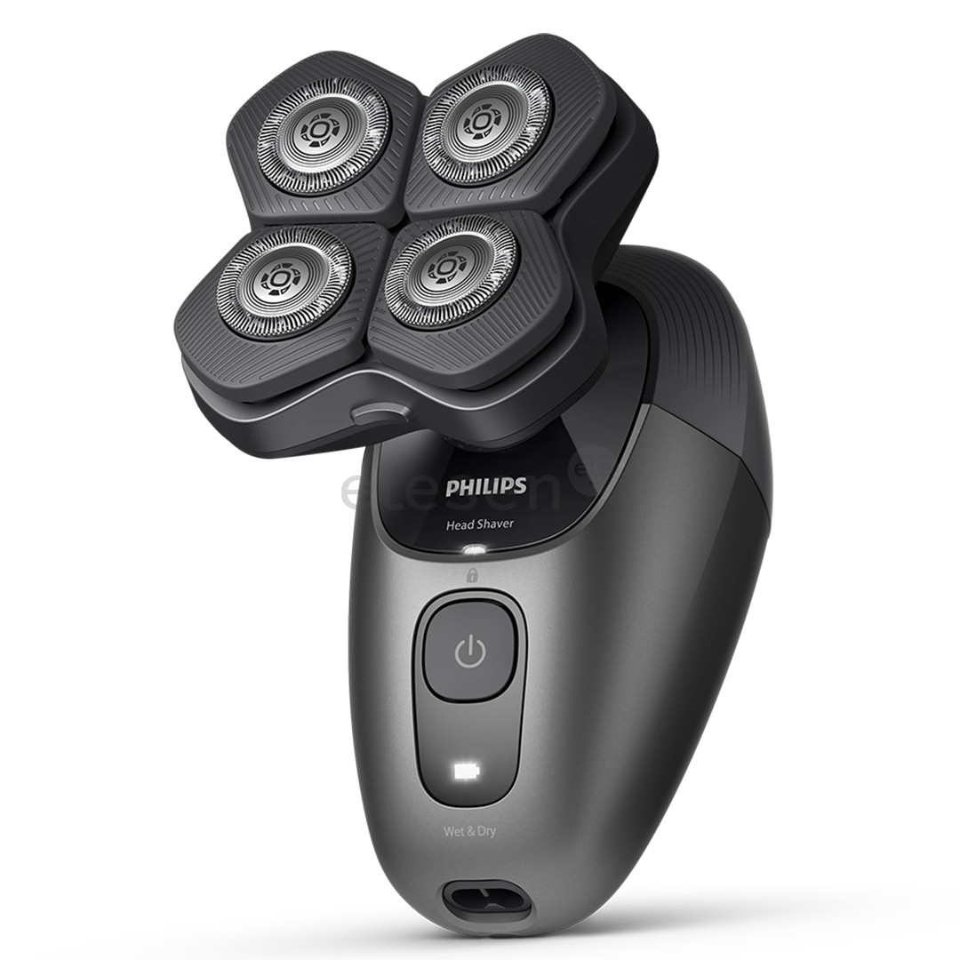 Philips Head Shaver Pro 7000 Series, juodas - Galvos skustuvas