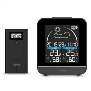 Hama La Gomera, black - Weather station 00222218