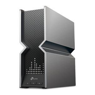 TP-Link Archer BE19000, Wi-Fi 7, silver/black - Wi-Fi router ARCHERGE800